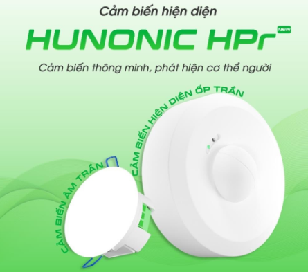 Cảm Biến Hiện Diện Ốp Trần Hunonic HPR